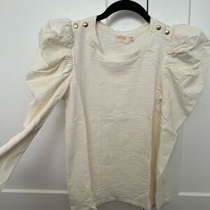 Nation LTD cotton puff sleeve shirt